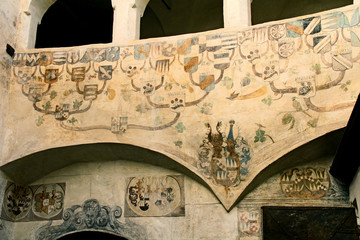 albero genealogico di Wilhelm von Wolkenstein-Trostburg; Castel Trostburg presso Ponte Gardena...