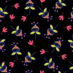Chic Floral 4 Seamless Repeating Pattern_AngiMullhatten