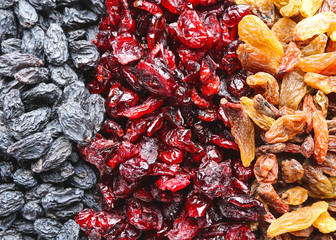 Different dried fruits as background