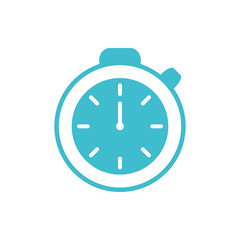 stopwatch time business finance color silhouette