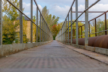 City ghost Pripyat. Chernobyl Exclusion Zone. The accident at the Chernobyl nuclear power plant....