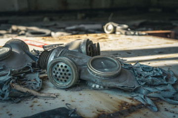 City ghost Pripyat. Chernobyl Exclusion Zone. The accident at the Chernobyl nuclear power plant....