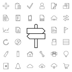 milestone neon icon. Elements of web set. Simple icon for websites, web design, mobile app, info graphics