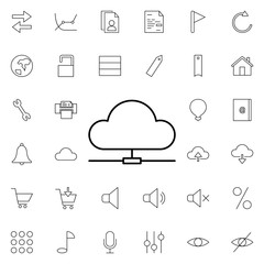 network sign neon icon. Elements of web set. Simple icon for websites, web design, mobile app, info graphics