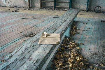 City ghost Pripyat. Chernobyl Exclusion Zone. The accident at the Chernobyl nuclear power plant....