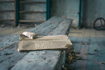 City ghost Pripyat. Chernobyl Exclusion Zone. The accident at the Chernobyl nuclear power plant....
