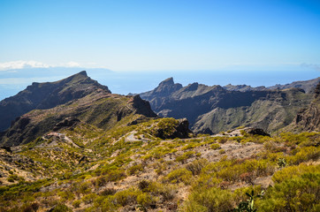 Naklejka premium Tenerife, Masca