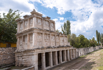 Fototapeta na wymiar The temple of Aphrodite, it's in the Aphrodisias Ancient City