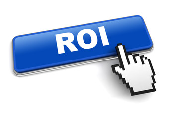 roi concept 3d illustration isolated