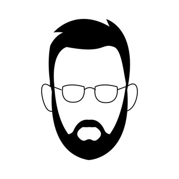 avatar man with beard and glasses