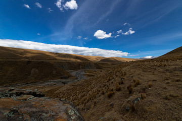 Paisajes y naturaleza en los andes del Peru