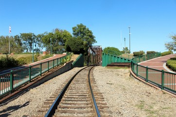 railway in city
