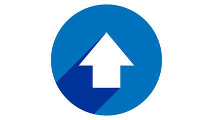 Arrow icon vector design. Simple stylish icons with shadow