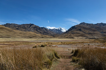 Paisajes y naturaleza en los andes del Peru