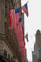 american flag on display 