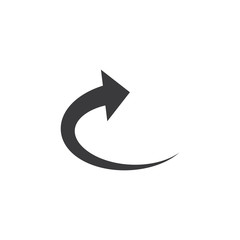 Arrow logo tempete vector symbol
