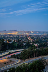 Sunrise over the San Francisco Bay Area