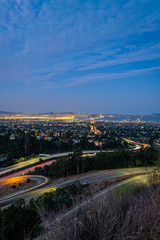 Sunrise over the San Francisco Bay Area