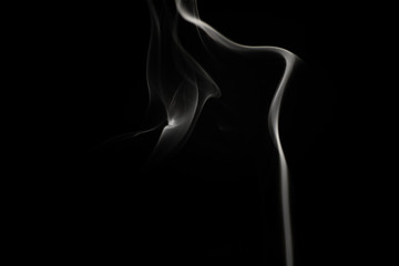 Smoke Isolated on Black
