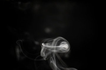 Smoke Isolated on Black