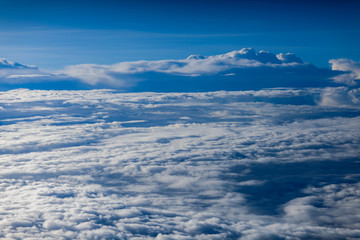 雲海　雲　青空	