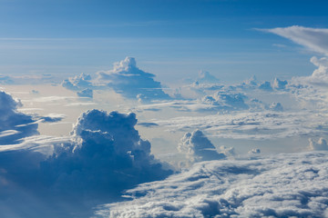 雲海　雲　青空	