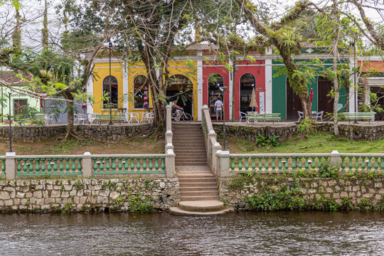 Detalhe da paisagem da cidade hist&oacute;rica do Paran&aacute; Morretes, na regi&atilde;o sul do brasil