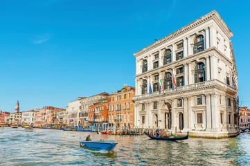 Idyllic landscape of Grand canal of Venice, Italy