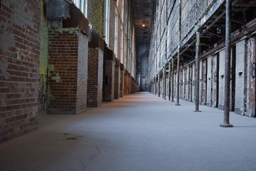 Fototapeta na wymiar Abandoned prison 