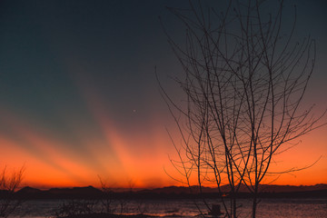 Fototapeta premium Por do Sol de São Luís do Curu