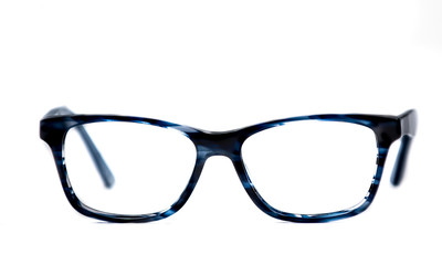 varying types and colors of eyeglasses