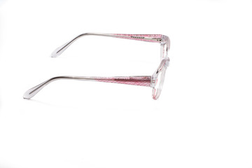 varying types and colors of eyeglasses