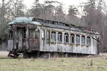 old train car