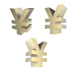 LWTWL0001168 Golden Yuan Sign