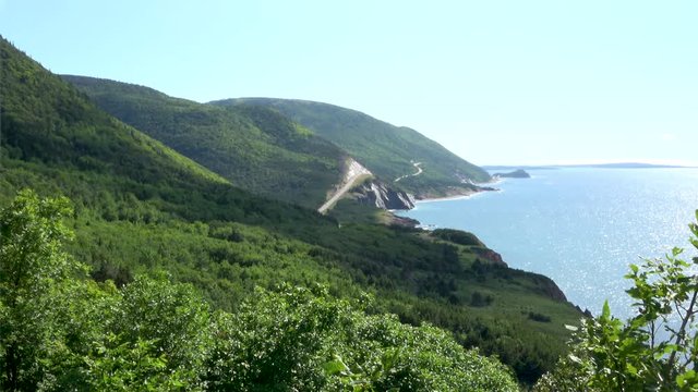 4K Travel Coastal Road Cabot Trail Road