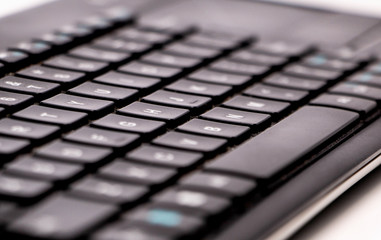 Computer Keyboard Close Up