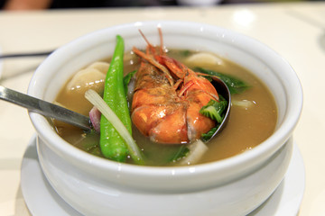 Popular filipino food sinigang na hipon