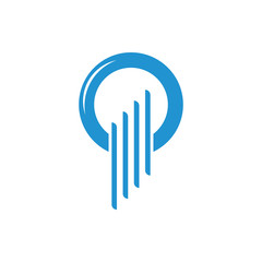 circle motion fast object logo vector