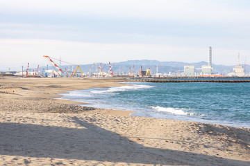 海 ビーチ 海岸 潮 満ち引き 波