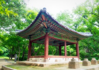 Fototapeta na wymiar Korean Traditional Palace Changgyeonggung, Traditional Building, Changgyeonggung Palace