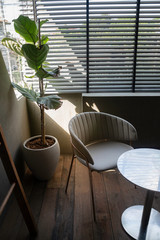 Miniaml style coffee shop furniture