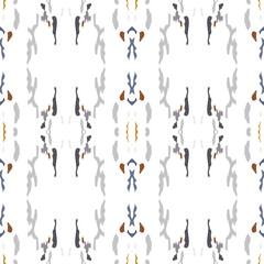 Hand Drawn, Paint Texture. Shibori Ornament. 