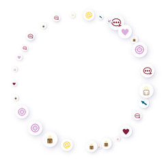 Social media marketing, Communication concept.