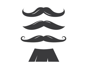 mustache icon vector illustration design