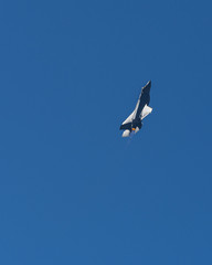 An F-35 Fighter Jet Flying Near Supersonic