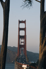 Vintage Retro Historic Golden Gate Bridge Pictures San Francisco California