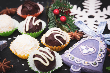 Christmas Chocolate Truffle Set