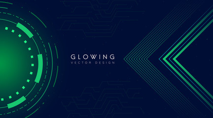 Abstract technology Hi-tech communication concept futuristic background.