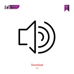 Outline Black high-volume icon vector isolated on white background. web-navigation-line-craft. Graphic design, mobile application, logo, user interface. EPS 10 format vector