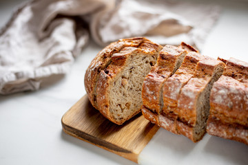 Seven Grain Artisan home made Bread Loaf